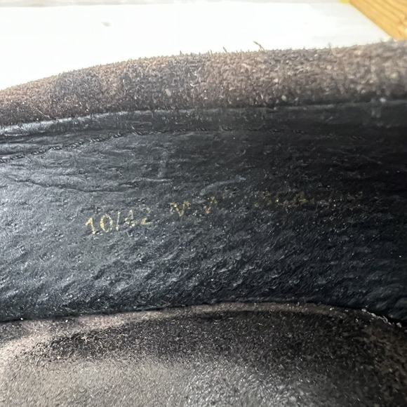 Born Shoes Womens 10 Crown Brown leopard Animal Print Leather Clogs Wedge B64809 - Picture 13 of 15